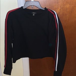 Black Cropped Sweatshirt! Never worn